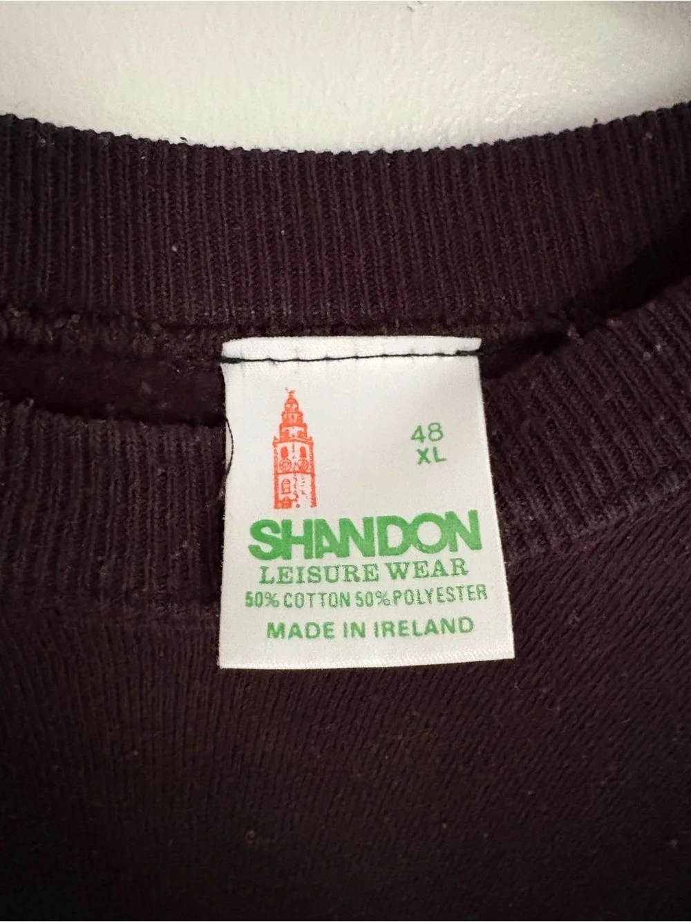 Guinness Black Crewneck with Gold Logo Patch